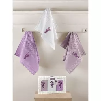 Кухонные полотенца вафельные FREZYA, размер 40x60 см