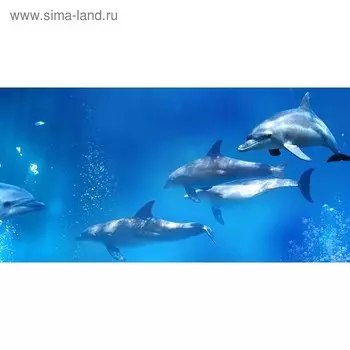 Кухонный фартук 1200х600 мм, закалённое стекло 4 мм, 4 отверстия под крепёж, цвет АРТ841