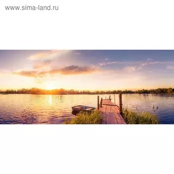 Кухонный фартук 1400х600 мм, закалённое стекло 4 мм, 6 отверстий под крепёж, цвет АРТ178