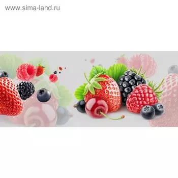 Кухонный фартук 1400х600 мм, закалённое стекло 4 мм, 6 отверстий под крепёж, цвет АРТ1836