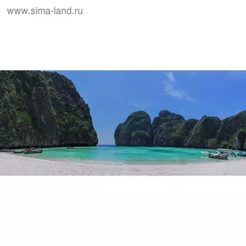 Кухонный фартук 1400х600 мм, закалённое стекло 4 мм, 6 отверстий под крепёж, цвет МП0034