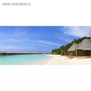 Кухонный фартук 1400х600 мм, закалённое стекло 4 мм, 6 отверстий под крепёж, цвет МП0166