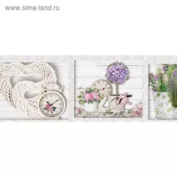 Кухонный фартук 1600х600 мм, закалённое стекло 4 мм, 6 отверстий под крепёж, цвет АРТ203