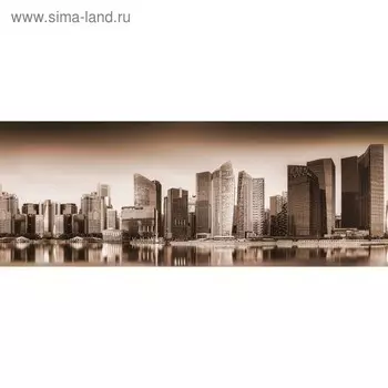 Кухонный фартук 1600х600 мм, закалённое стекло 4 мм, 6 отверстий под крепёж, цвет АРТ683