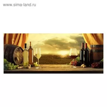 Кухонный фартук 1600х600 мм, закалённое стекло 4 мм, 6 отверстий под крепёж, цвет НП0032