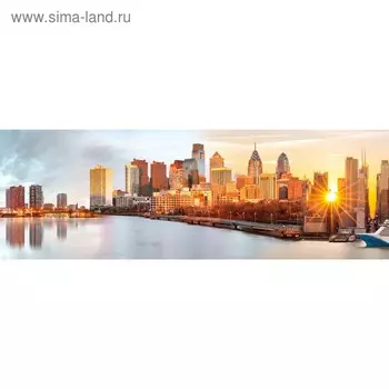 Кухонный фартук 1800х600 мм, закалённое стекло 4 мм, 6 отверстий под крепёж, цвет АРТ1756