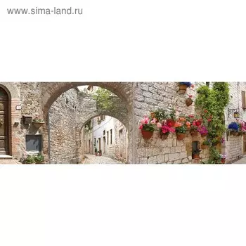 Кухонный фартук 1800х600 мм, закалённое стекло 4 мм, 6 отверстий под крепёж, цвет АРТ367