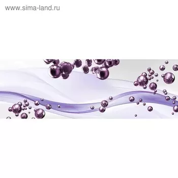 Кухонный фартук 1800х600 мм, закалённое стекло 4 мм, 6 отверстий под крепёж, цвет АРТ433