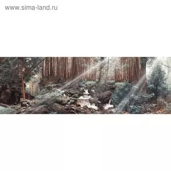 Кухонный фартук 1800х600 мм, закалённое стекло 4 мм, 6 отверстий под крепёж, цвет АРТ72