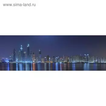 Кухонный фартук 1800х600 мм, закалённое стекло 4 мм, 6 отверстий под крепёж, цвет ГО0083