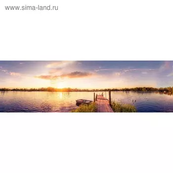 Кухонный фартук 2000х600 мм, закалённое стекло 4 мм, 6 отверстий под крепёж, цвет АРТ178