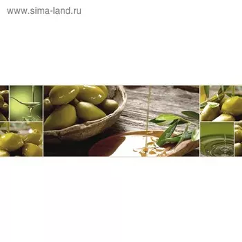 Кухонный фартук 2000х600 мм, закалённое стекло 4 мм, 6 отверстий под крепёж, цвет АРТ303