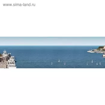 Кухонный фартук 2000х600 мм, закалённое стекло 4 мм, 6 отверстий под крепёж, цвет АРТ708