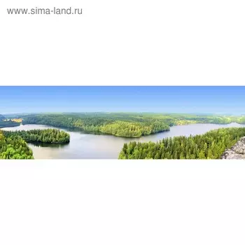 Кухонный фартук 2000х600 мм, закалённое стекло 4 мм, 6 отверстий под крепёж, цвет АРТ718