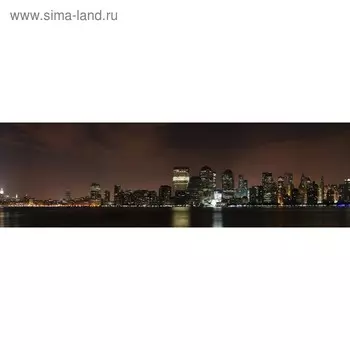 Кухонный фартук 2000х600 мм, закалённое стекло 4 мм, 6 отверстий под крепёж, цвет ГО0253