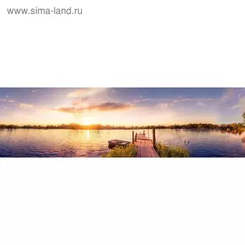 Кухонный фартук 2100х600 мм, закалённое стекло 4 мм, 6 отверстий под крепёж, цвет АРТ178