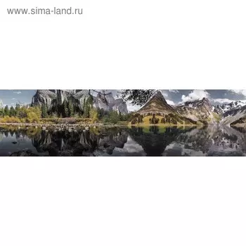 Кухонный фартук 2200х600 мм, закалённое стекло 4 мм, 6 отверстий под крепёж, цвет АРТ295