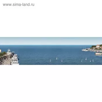 Кухонный фартук 2200х600 мм, закалённое стекло 4 мм, 6 отверстий под крепёж, цвет АРТ708