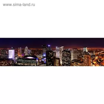 Кухонный фартук 2200х600 мм, закалённое стекло 4 мм, 6 отверстий под крепёж, цвет ГО0199