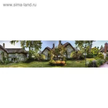 Кухонный фартук 2400х600 мм, закалённое стекло 4 мм, 6 отверстий под крепёж, цвет АРТ68