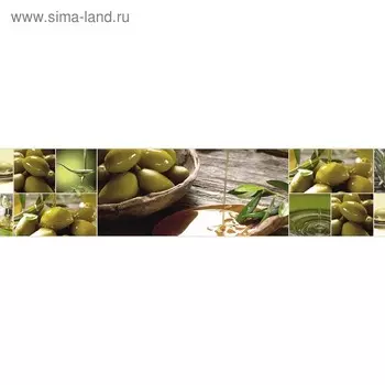 Кухонный фартук 2600х600 мм, закалённое стекло 4 мм, 6 отверстий под крепёж, цвет АРТ303