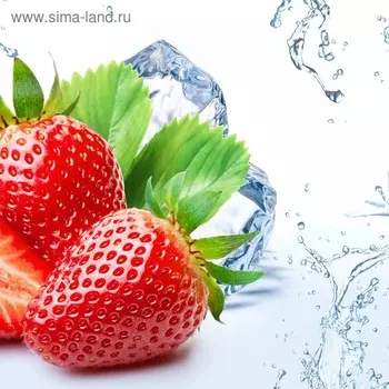 Кухонный фартук, 600 × 600 мм, закалённое стекло 4 мм, 4 отверстия под крепёж