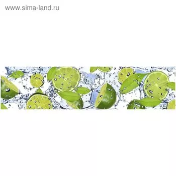 Кухонный фартук ХДФ Лайм 2440х610х3 мм