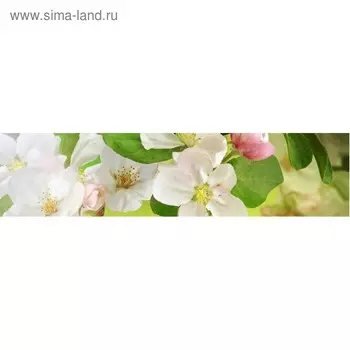 Кухонный фартук ХДФ Яблоневый цвет 2440х610х3 мм