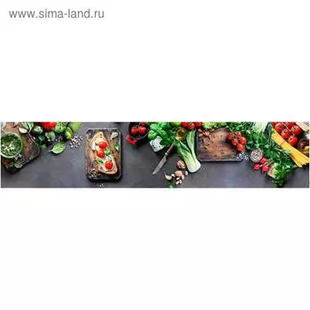 Кухонный фартук, композит, КМ 198, 3000х610х3 мм