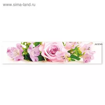 Кухонный фартук МДФ Цветы 0145 2800х610х6мм