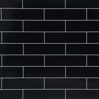 Кухонный фартук ПВХ "Черный кирпич" 3000х600 мм