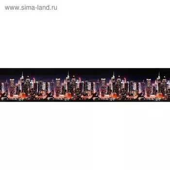Кухонный фартук ПВХ "Город" 3000x600мм