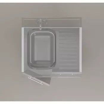 Кухонный гарнитур прямой «Агава», 1500 мм, цвет белый/лиственница светлая