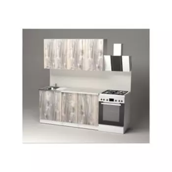 Кухонный гарнитур «Арина нормал», 15001570 мм, цвет белый/пайн экзотик