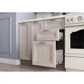 Кухонный гарнитур Легенда-34 2,0 Ясень Анкор Нордик/Ясень Анкор Темный