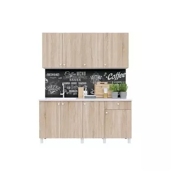 Кухонный гарнитур «POINT-170», ЛДСП, цвет сонома