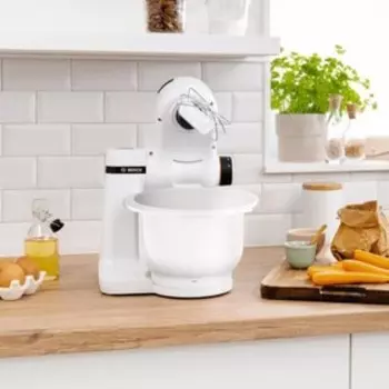 Кухонный комбаин Bosch MUMS2AW00, 700 Вт, 3.8 л, 4 скорости, белый
