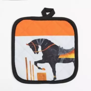 Кухонный набор (2 предмета) Этель «Конь», прихватка 17х17 см, 100% п/э