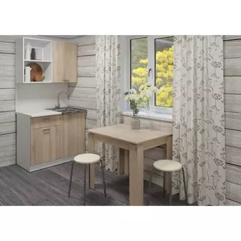 Кухонный набор Дачный мини кухня+стол+табуретки 1000х600