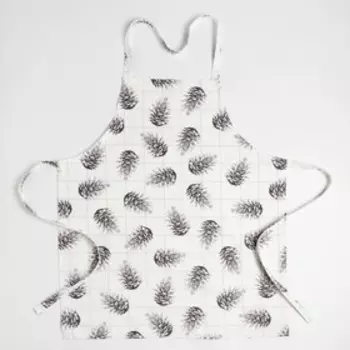 Набор подарочный новогодний кухонный "Этель" Merry Christmas: полотенце 40х73 см, прихватка 19х19 см, фартук 60х70 см