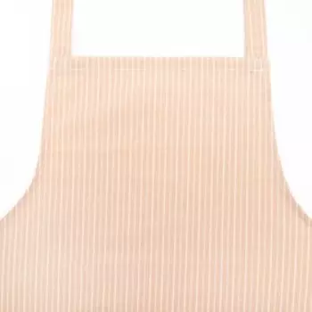 Кухонный набор «Полосы» фартук 60х70см, прихватка 20х20см, варежка 12х15см, цвет бежевый, 50%п/э, 50%хл