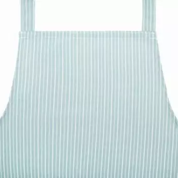 Кухонный набор «Полосы» фартук 60х70см, прихватка 20х20см, варежка 12х15см, цвет зеленый, 50%п/э, 50%хл