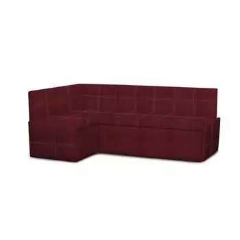 Кухонный уголок «Вена», без стола, 19607801160 мм, велюр dream/arben, цвет berry