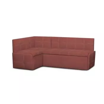 Кухонный уголок «Вена», без стола, 19607801160 мм, велюр dream/arben, цвет coral