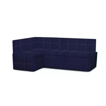 Кухонный уголок «Вена», без стола, 19607801160 мм, велюр dream/arben, цвет indigo