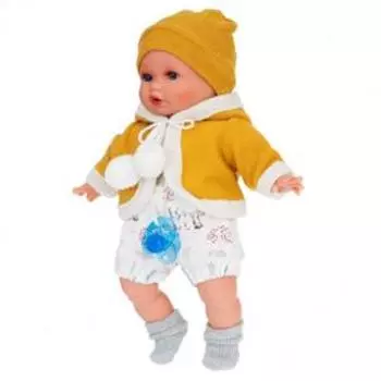 Кукла «Инесса», в желтом, озвученная (плач), 30см