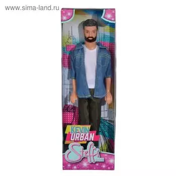 Кукла «Кевин» с бородой в брюках, 30 см