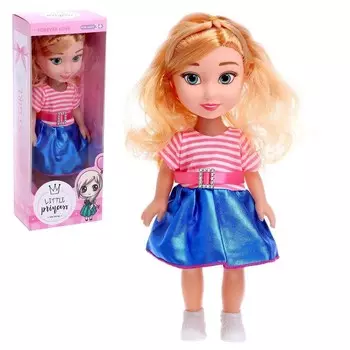 Кукла классическая «Мира» в платье, цвет синий