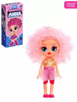 Кукла «Кудряшка Лина», светло-розовый
