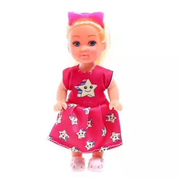 Кукла малышка «Анечка» в платье, МИКС